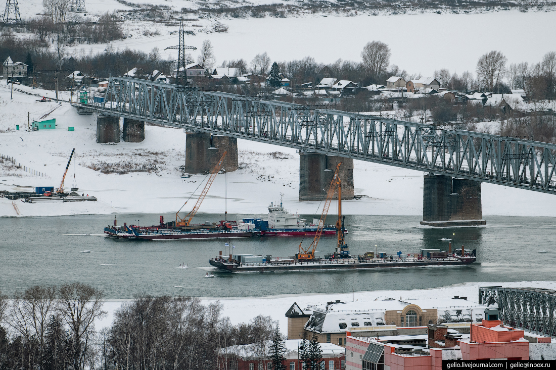 Строительство четвёртого моста через Обь в Новосибирске. Декабрь 2020 (18 фото)