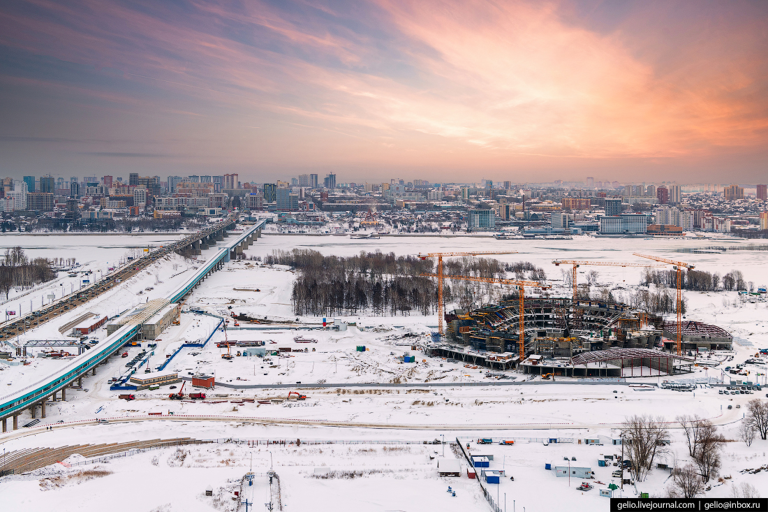 Строительство ледовой арены Новосибирск