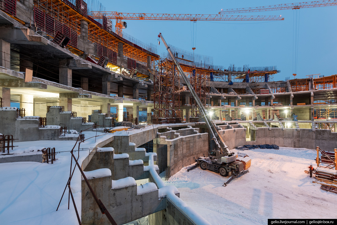 Строительство ледовой арены Новосибирск