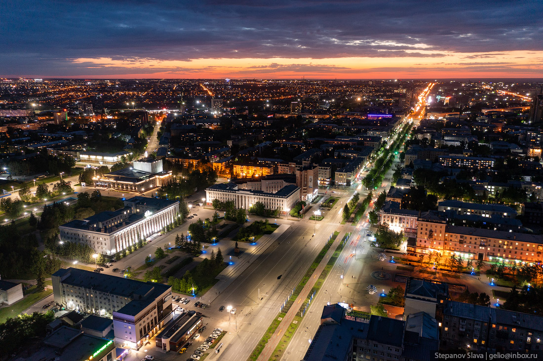 Барнаул с высоты, Площадь Советов