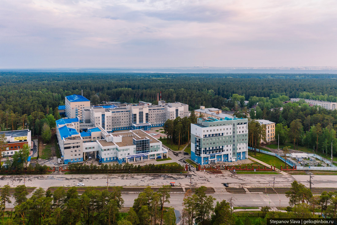 Барнаул с высоты, ККБ, Краевая клиническая больница