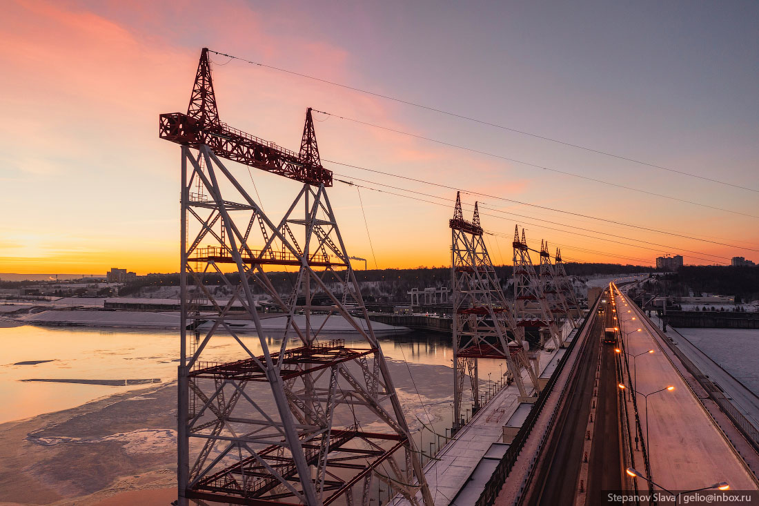 Чебоксарская ГЭС — пятая ступень Волжского каскада гидроэлектростанций 