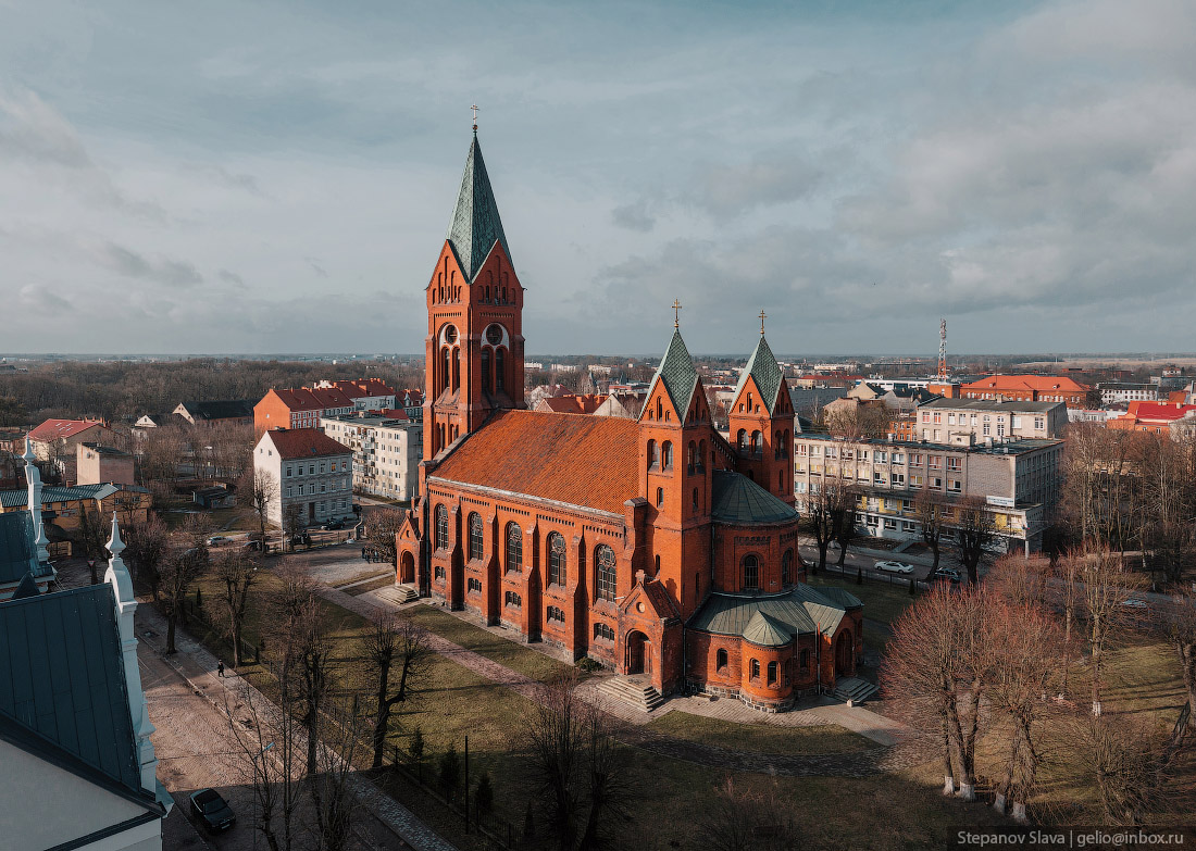 Черняховск — немецкая архитектура в Калининградской области 