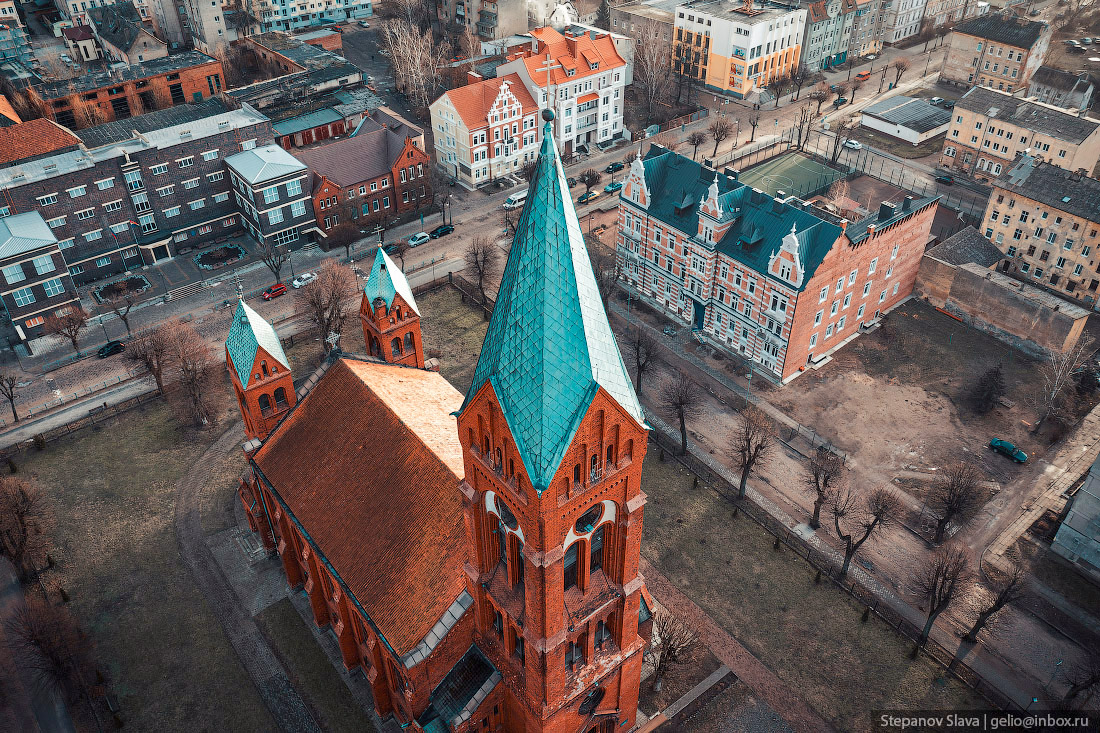 Черняховск — немецкая архитектура в Калининградской области 