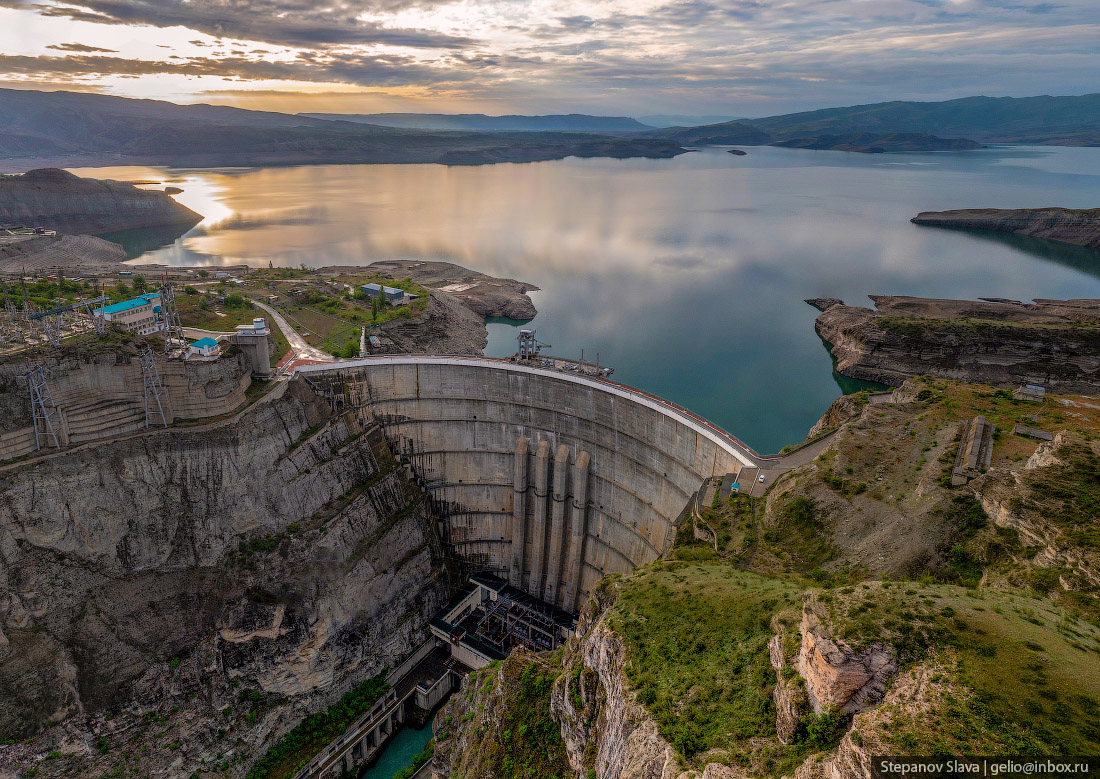Чиркейское водохранилище — крупнейшее на Северном Кавказе