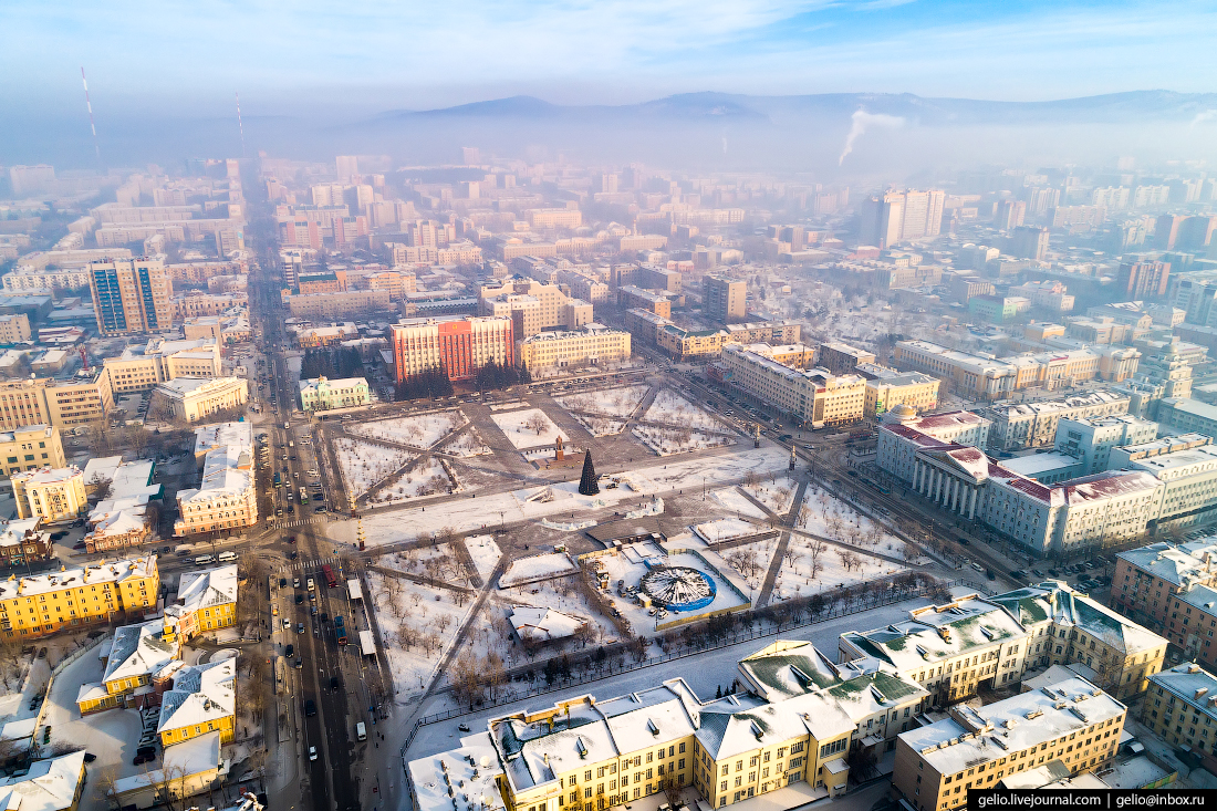 фото чита с высоты, Площадь Ленина