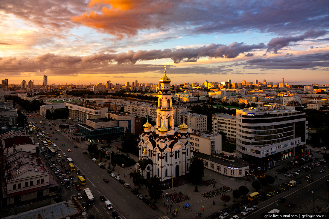 Екатеринбург с высоты: город, растущий вверх