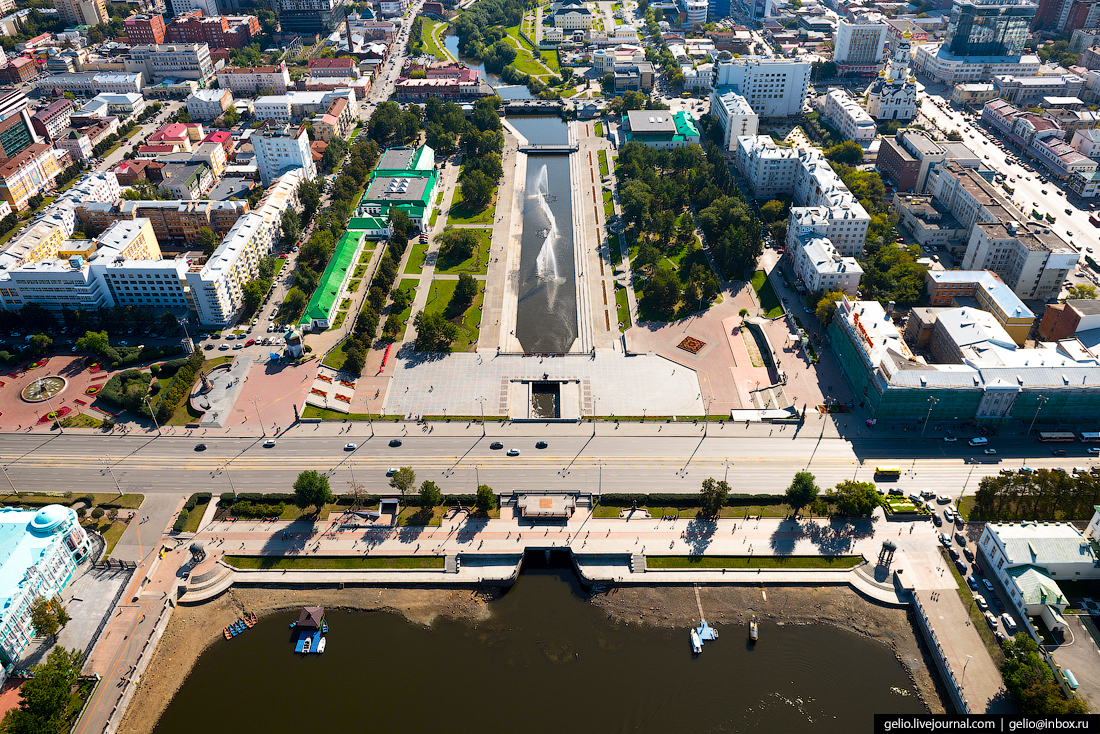 Екатеринбург с вертолёта