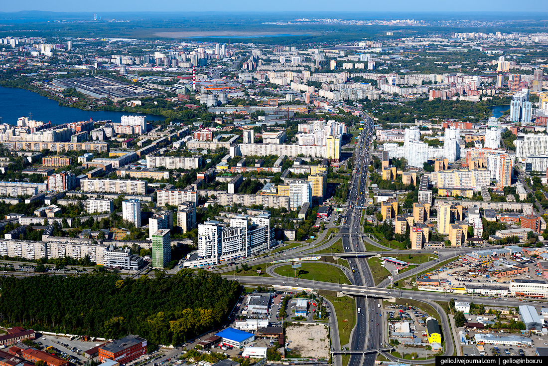 Авторская карта екатеринбурга с высоты птичьего полета