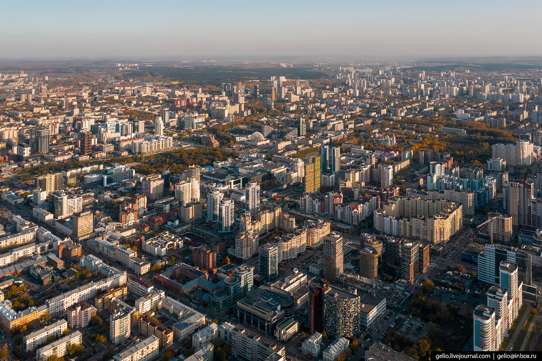 Виды Екатеринбург с высоты