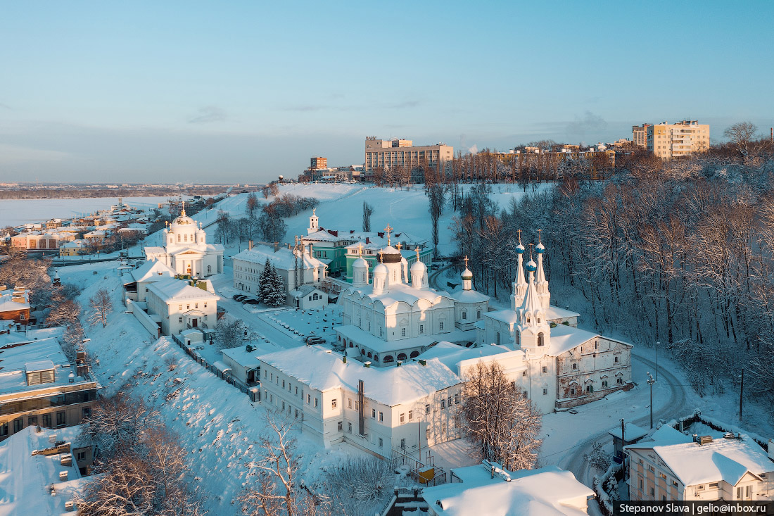 нижний новгород, зима, Благовещенский монастырь