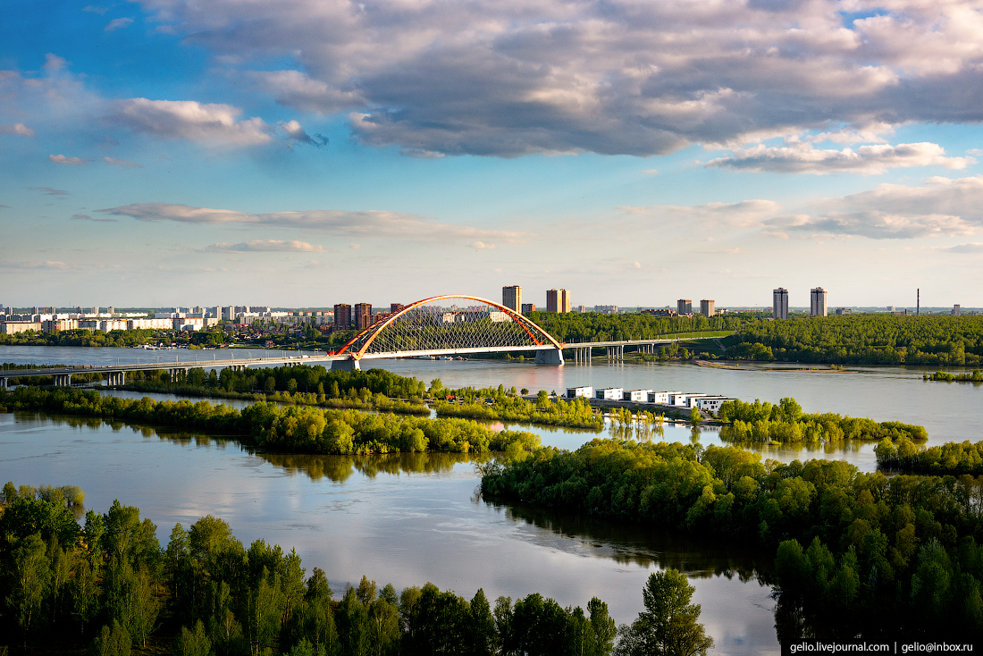Каким будет лето в новосибирске. Новосибирск. Панорама Новосибирск. Бугринский мост панорама. Летний Новосибирск.