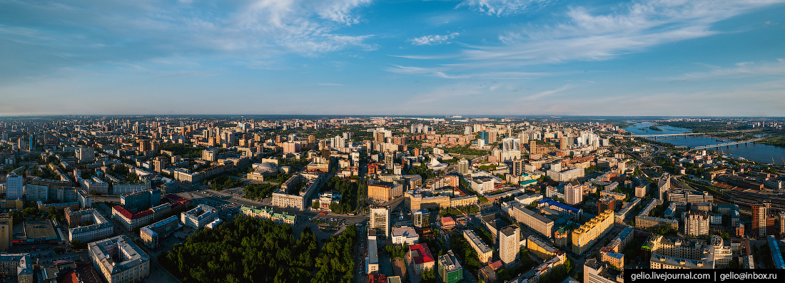 Новосибирск, панорама