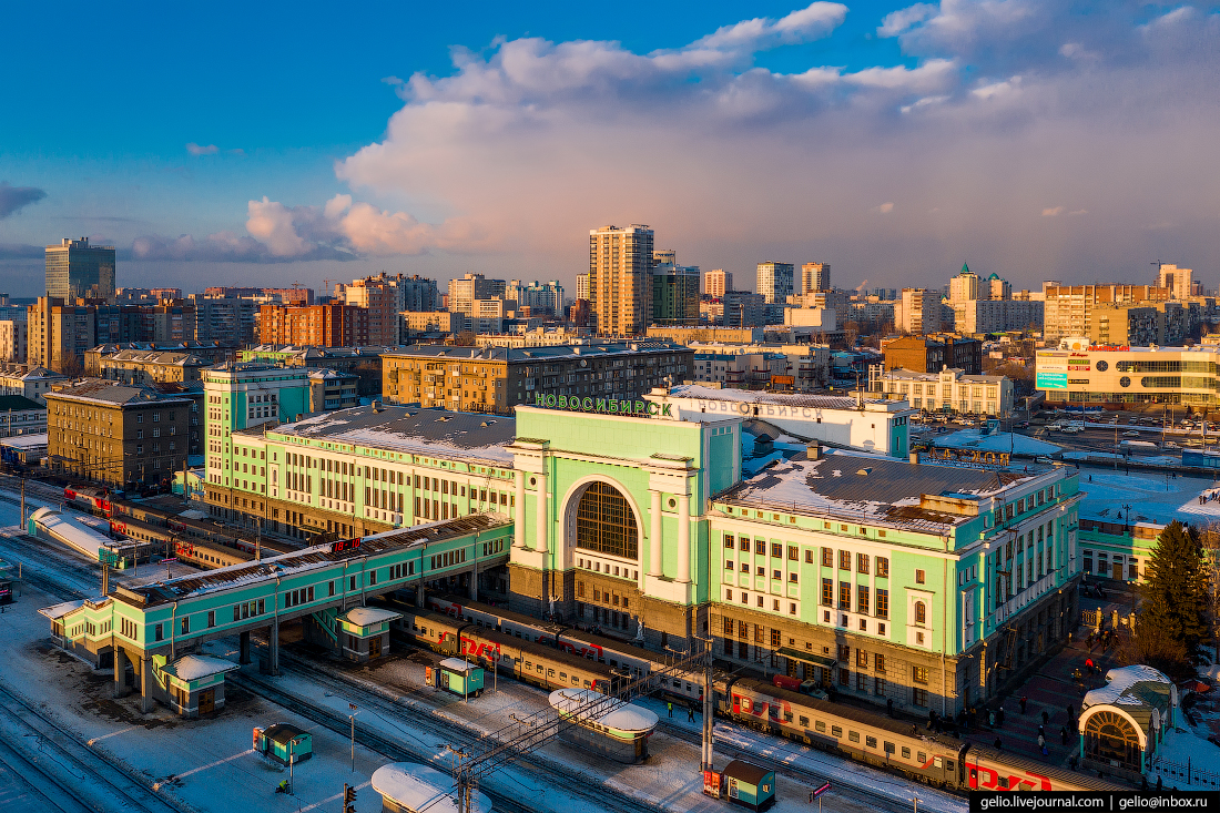 Зимний Новосибирск — заснеженный мегаполис в Сибири (81 фото)