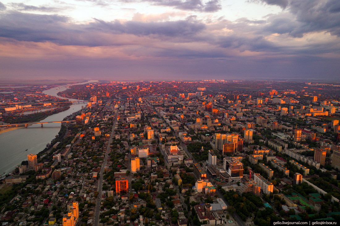 Ростов-на-Дону — южная столица России с высоты. Потрясающее виды!