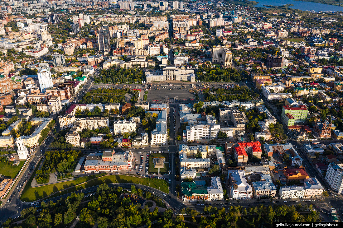 Площадь Куйбышева Фото Самары с высоты