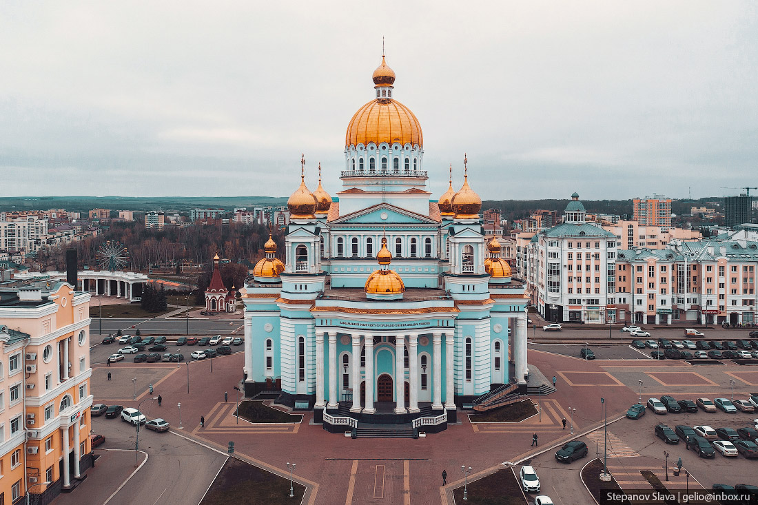 Саранск — столица Мордовии с высоты 