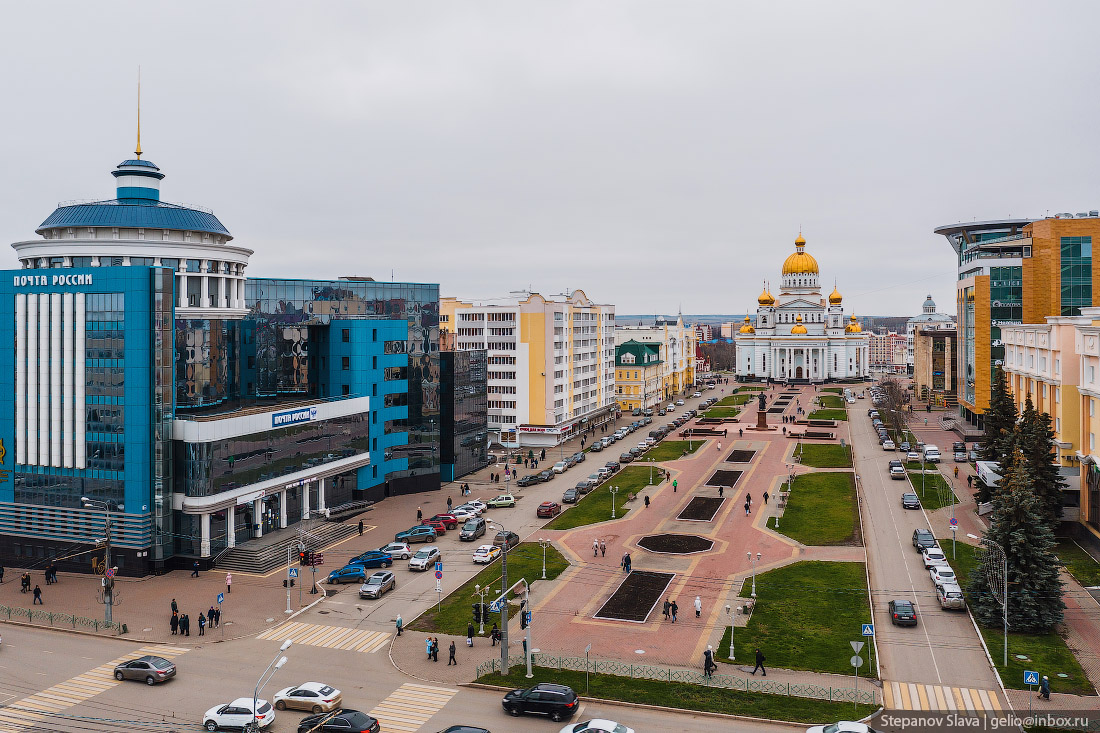 Саранск — столица Мордовии с высоты 