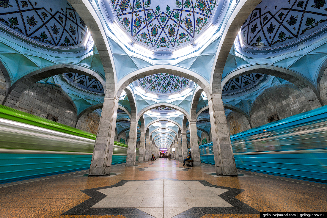 Станции метро ташкента фото