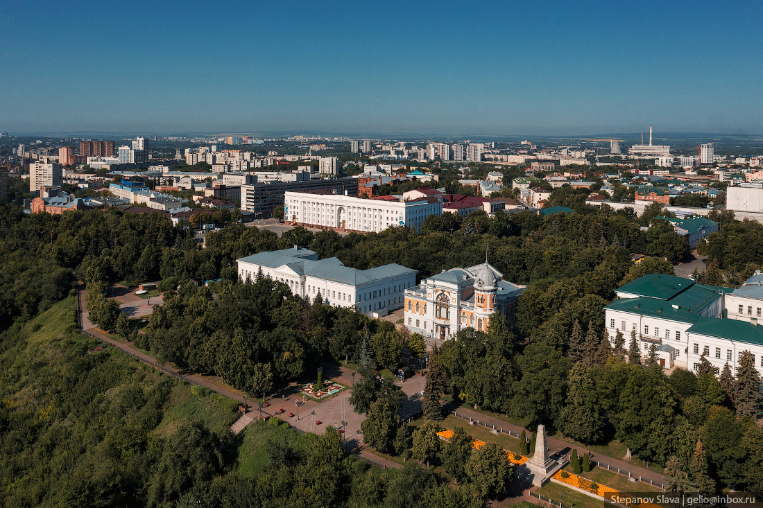 Ульяновск с высоты — родина Ленина 