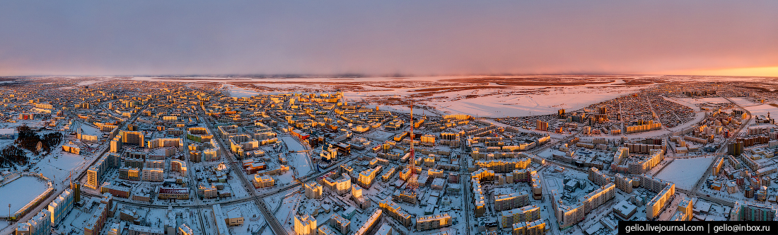 Якутск с высоты — крупнейший город на вечной мерзлоте (10 фото)